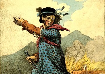 Ned Ludd, Leader of the Luddites, 1812. Lähde: Wikimedia Commons.